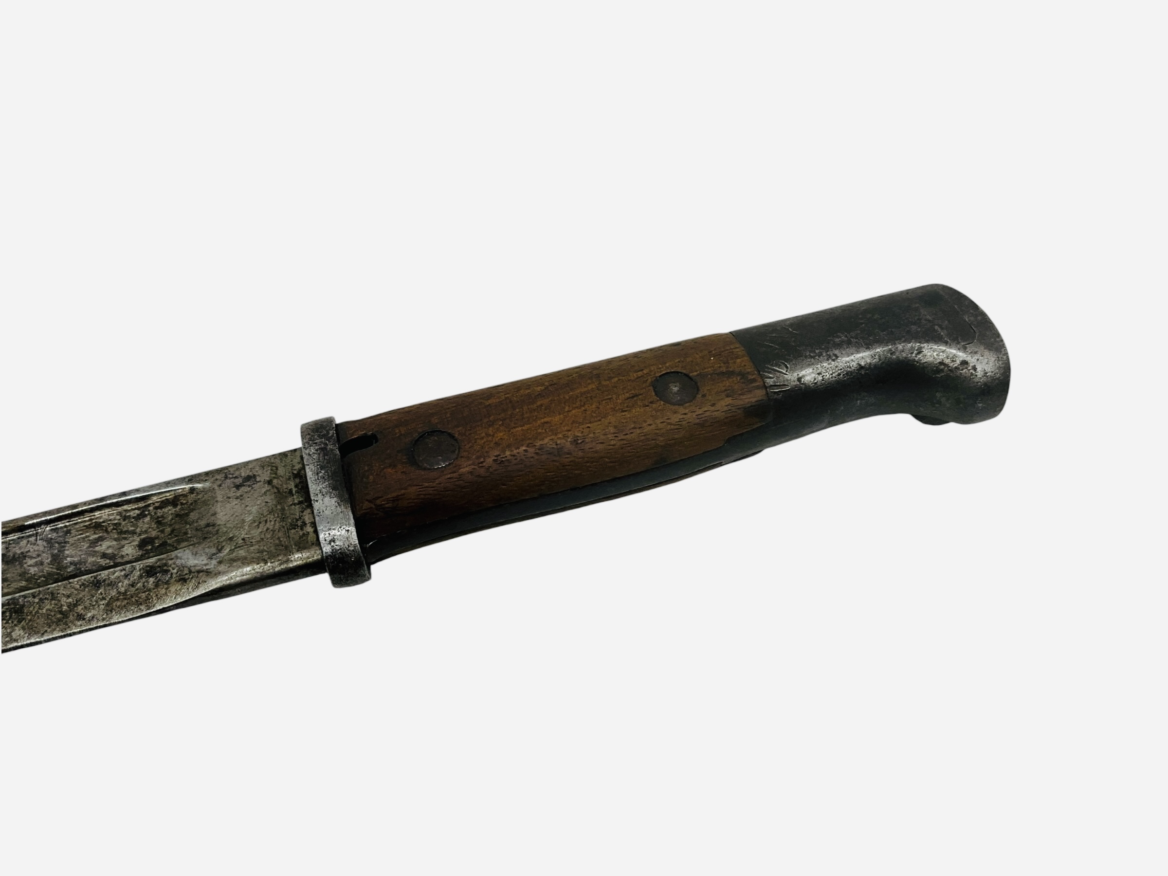 German BAYARD Wartime Bayonet With Metal Scabbard