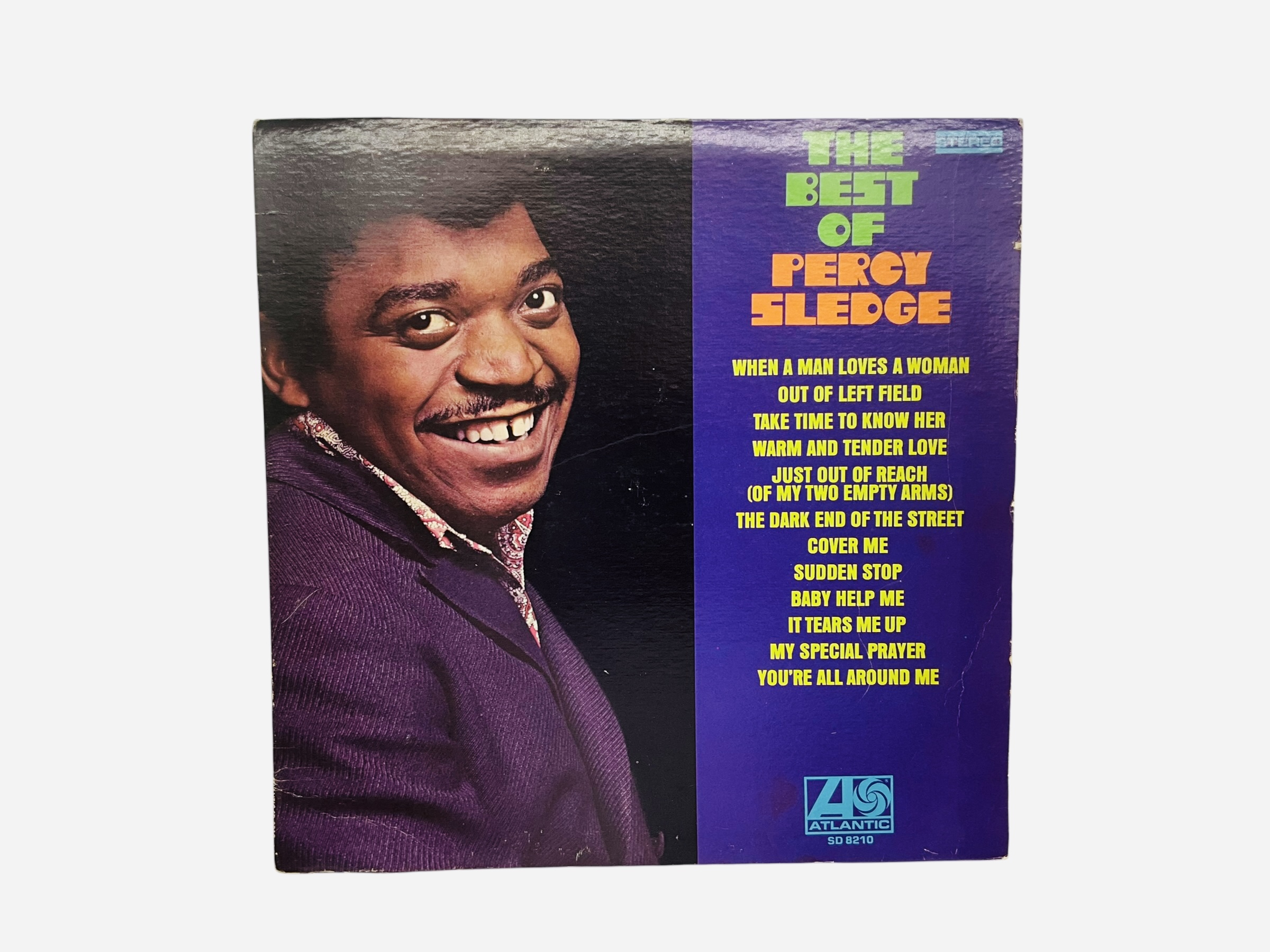 Autographed Percy Sledge Vinyl Record