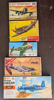 A Collection of New Old Stock Vintage 1/72 Scale Plastic Model Aircraft Kits including Revell 