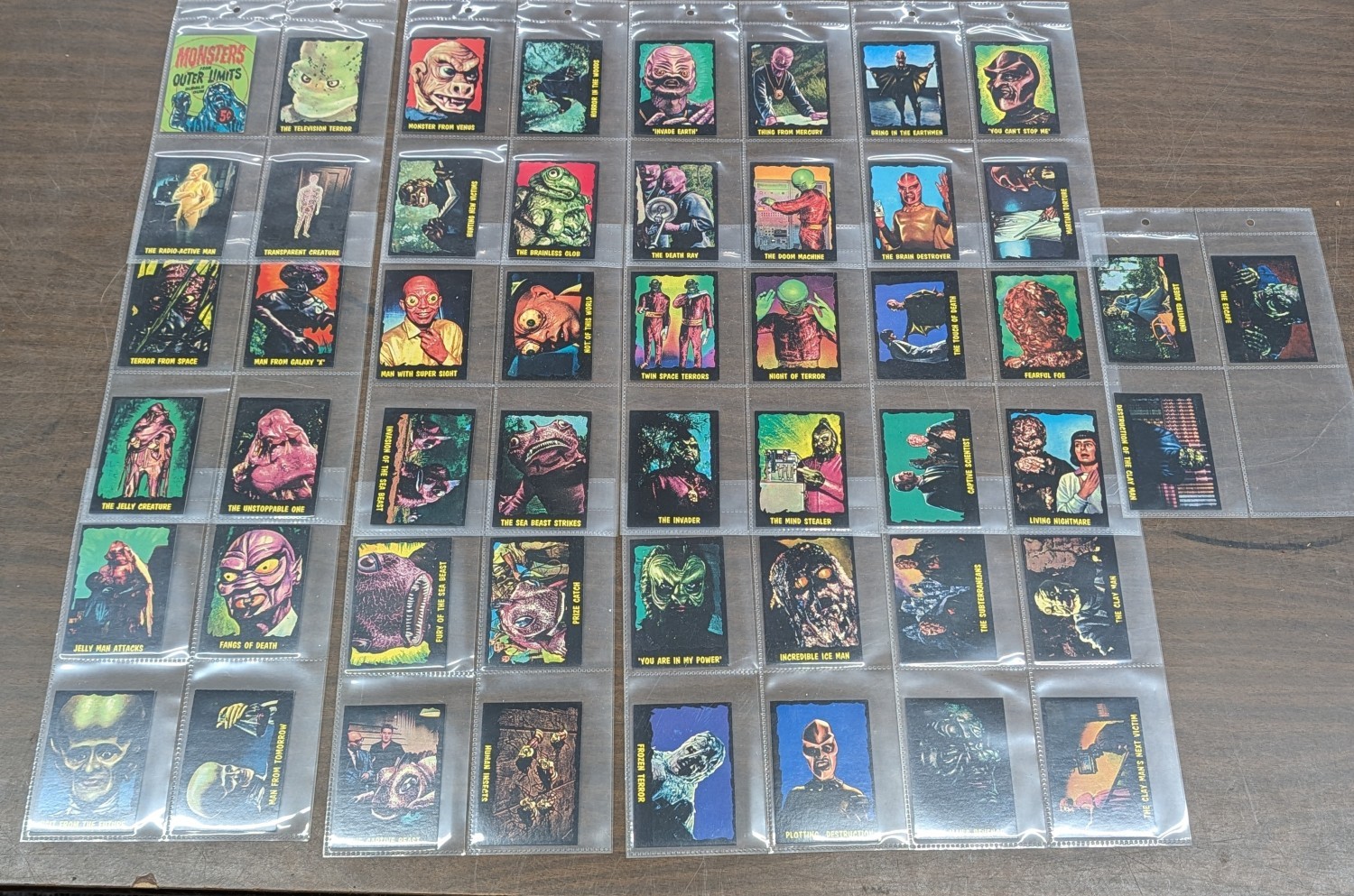 A Full Set of Fifty Monsters from Outer Limits Limited Edition of 5000 Trading