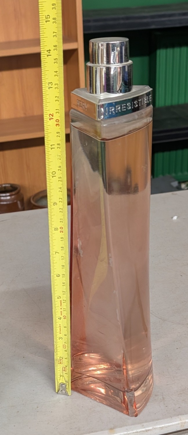 14.5" Large Givenchy Very Irrésistible Fragrance Bottle Factice Store Display