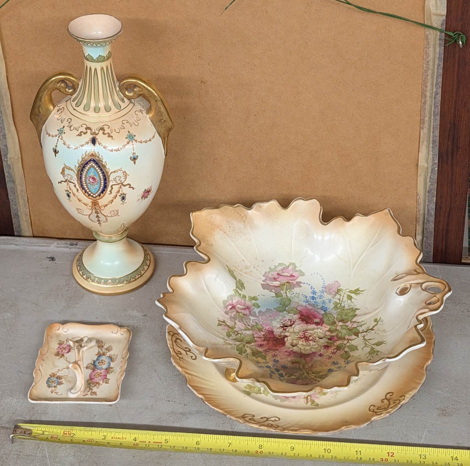 A Collection of S. Fielding and Co. Devon Ware Earthenware Ceramics