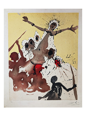 Salvador Dali
. From the "Aliyah" series 
60*46 CM 
Edition of 250, Signed by the artist