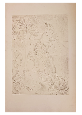 Jules Pascin. Large engraving by the artist, unsigned, 
unnumbered edition 
50*33 cm