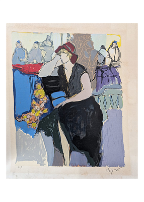 Itzchak Tarkay
. Signed print 
marked AP