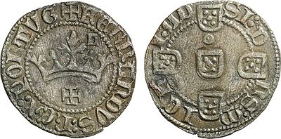 Portugal - Fernando I (1367-1383). Pilarte Coroado; AG.07.03.m/q; 1.54 g; VF
