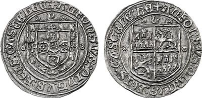 Portugal - Afonso V (1438-1481). Real Grosso, Toro; P - Ꞇ; +ɅLFOnSVS:QinꞆVS:RЄIS:CɅSTЄLЄЄ: / 