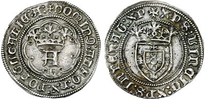 Portugal - Afonso V (1438-1481). Leal; /L, Lisbon; AG.22.05; 2.72 g; illust. Gomes catal.; VERY 