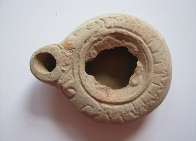 Roman oil lamp