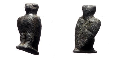 Silver legionary eagle. AR (7.29g, 20x17mm) Legionary eagle