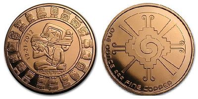 1 Oz Cooper Coin, 33 mm, 31,10 g