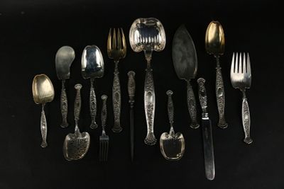 Sterling Silver 1888 Hyperion Pattern Flatware. Sterling Silver 1888 Hyperion Pattern