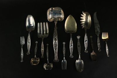 Sterling Silver 1888 Hyperion Pattern Flatware. Sterling Silver 1888 Hyperion Pattern