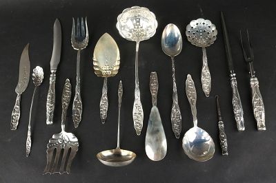 Sterling Lily of the Valley Pattern Hostess Ware. Sterling Lily of the Valley Pattern Hostess