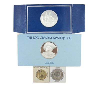 Thirty Assorted Tokens and Commemorative Coins. Thirty Assorted Tokens and Commemorative