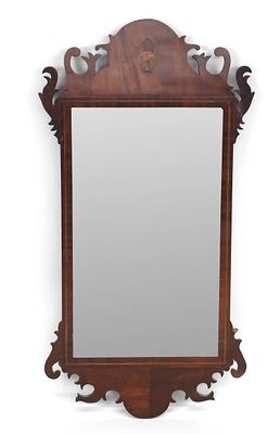 Federal Inlaid Mahogany Mirror. Federal Inlaid Mahogany Mirror Probably New York, 1800-1820. 