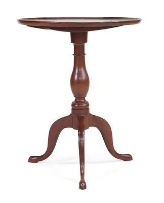 Chippendale Mahogany Dish-Top Candle Stand. Chippendale Mahogany Dish-Top Candle Stand New 