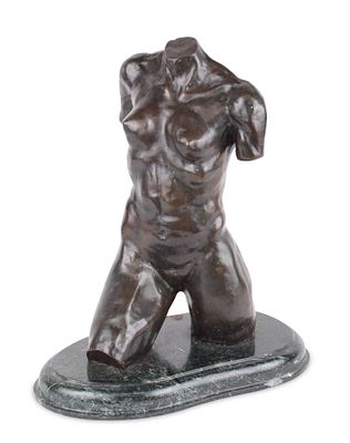 After Auguste Rodin, 1840-1917, Female Torso, Bronze. After Auguste Rodin 1840-1917 Female 