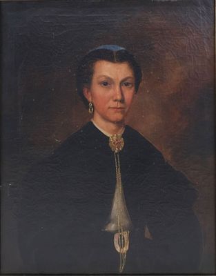 Portrait of a Lady, Oil on Canvas. Portrait of a Lady Oil on Canvas Appears to be unsigned 