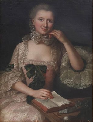 Portrait of a Lady, Oil on Canvas. Portrait of a Lady Oil on Canvas Appears to be unsigned 