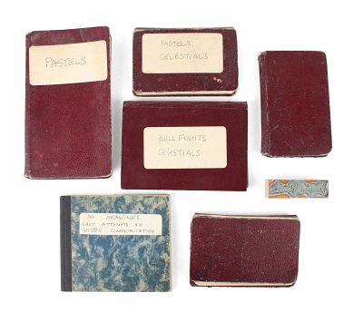 Manfred Schwartz, 1908-1970, Six Sketchbooks, Mixed Media. Manfred Schwartz 1908-1970 Six 