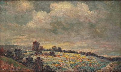 Granville Seymour Redmond, 1871-1935, Pastoral Landscape, Oil on Canvas. Granville Seymour 