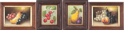 LeMond, Still Life's of Fruit, Pastels on Paper. LeMond Still Life's of Fruit Pastels on Paper 