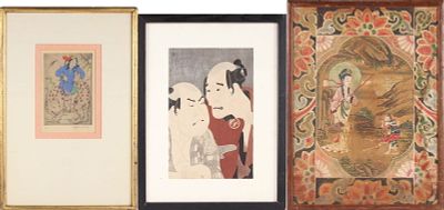 After Toshusai Sharaku, Japanese , The Actors, Print. After Toshusai Sharaku Japanese The 