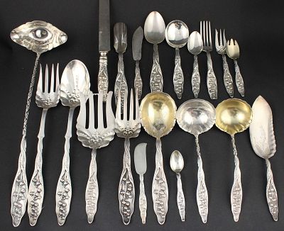 Sterling Silver Lily of the Valley Flatware. Sterling Silver Lily of the Valley Flatware By 