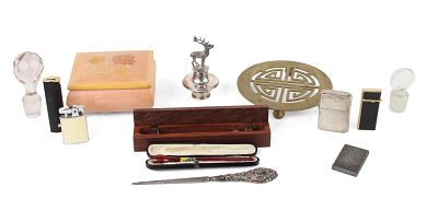 Vintage Lighters, Stoppers and Sterling Items. Vintage Lighters, Stoppers and Sterling 