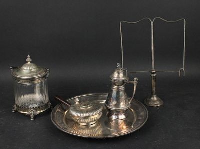 Sheffield and Silver Plate Table Articles. Sheffield and Silver Plate Table Articles Comprising 