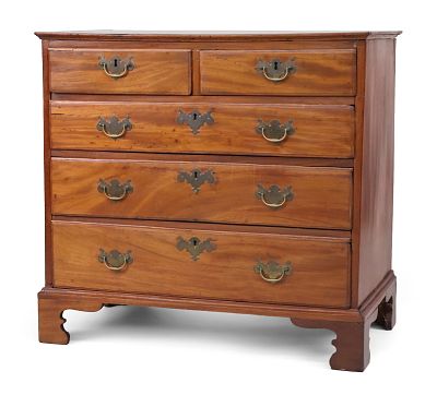 George III Mahogany Chest of Drawers. George III Mahogany Chest of Drawers English, c. 1770. 32 