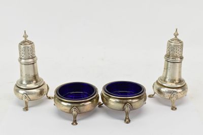 Set of Frank M. Whiting Sterling Silver Salt and Peppers. Set of Frank M. Whiting Sterling 