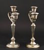 Pair of Gorham Sterling Silver Three-Light Candlesticks. Pair of Gorham Sterling Silver Image - 5