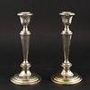 Pair of Gorham Sterling Silver Three-Light Candlesticks. Pair of Gorham Sterling Silver Image - 8