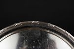 Eight Hotel Silver Chargers. Eight Hotel Silver Chargers With reeded rims. 11.5"dia.Together Image - 2