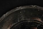 Eight Hotel Silver Chargers. Eight Hotel Silver Chargers With reeded rims. 11.5"dia.Together Image - 3