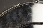 Eight Hotel Silver Chargers. Eight Hotel Silver Chargers With reeded rims. 11.5"dia.Together Image - 5