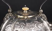 Ornate Continental Silver Partial Tea Service. Ornate Continental Silver Partial Tea Image - 2