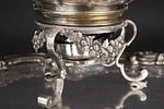 Ornate Continental Silver Partial Tea Service. Ornate Continental Silver Partial Tea Image - 7