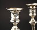 Two Pairs of Sterling Silver Candlesticks. Two Pairs of Sterling Silver Candlesticks English Image - 4