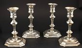 Two Pairs of Sterling Silver Candlesticks. Two Pairs of Sterling Silver Candlesticks English Image - 6