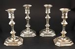 Two Pairs of Sterling Silver Candlesticks. Two Pairs of Sterling Silver Candlesticks English Image - 11