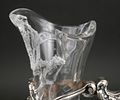 Pair of Silver Plated and Glass Pitchers. Pair of Silver Plated and Glass Pitchers Losses 
10 Image - 5
