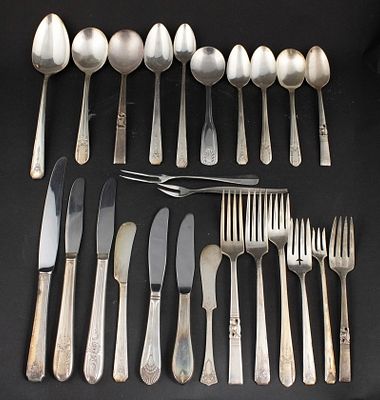 Collection of Silver Plated Assorted Flatware. Collection of Silver Plated Assorted 
