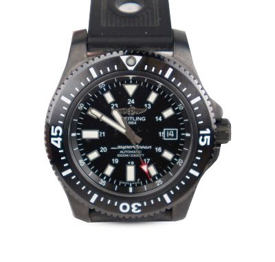 Breitling Superocean 44 Special-Helium Valve Deep Sea Diver Watch. Breitling Superocean 44 