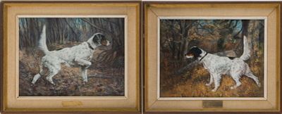 Helen Wilson Sherman, American 1913-2005, Champion "Rebel's Dyna", Pastel. Helen Wilson 