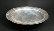 Vintage Tiffany Sterling Silver Footed Plate. Vintage Tiffany Sterling Silver Footed Image - 1