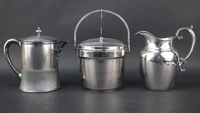 Gorham Sterling Silver Water Pitcher. Gorham Sterling Silver Water Pitcher 8.5"h and approx. 18 