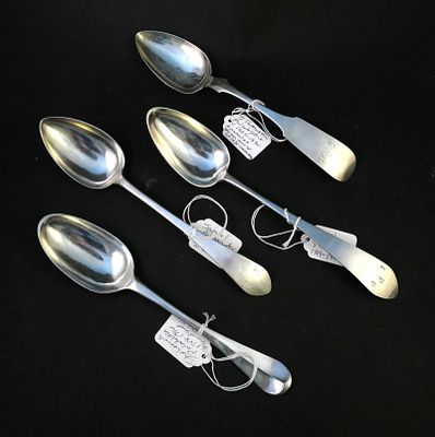 Four Philadelphia American Silver Spoons. Four Philadelphia American Silver Spoons Including: 